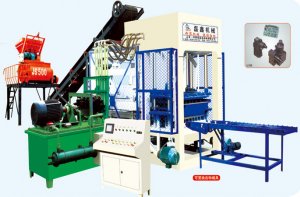 QT6-15A型全自动�I�心砖机